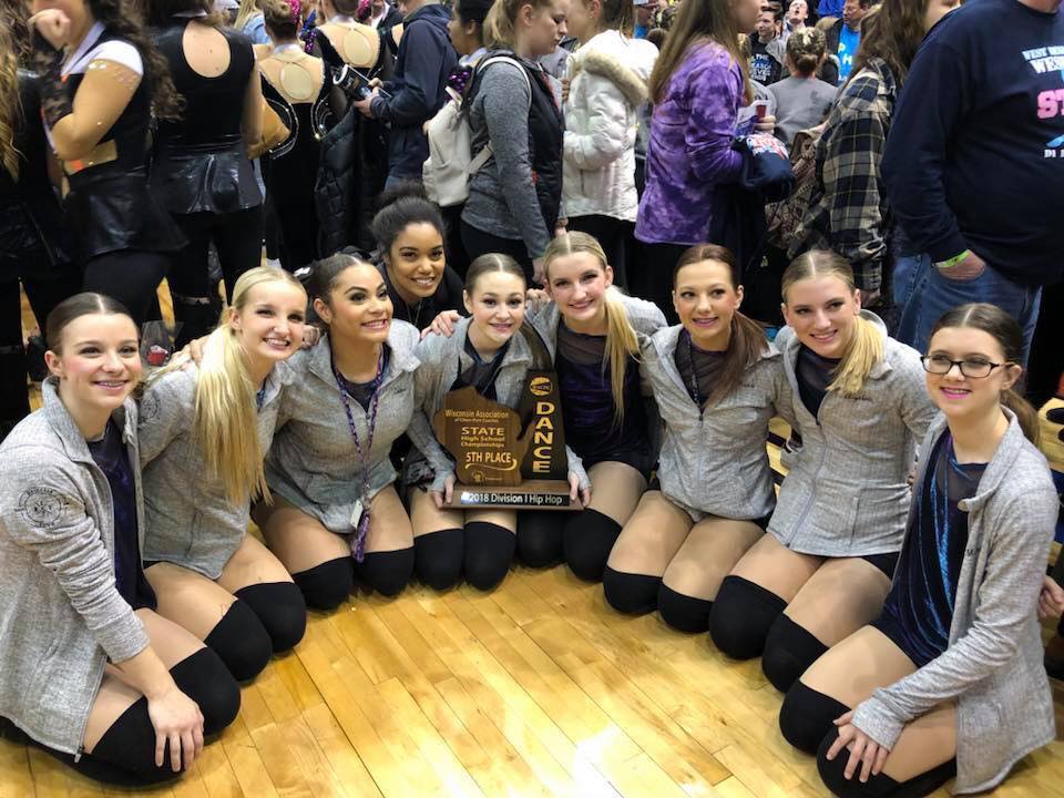 South Varsity Poms Takes 5th At State